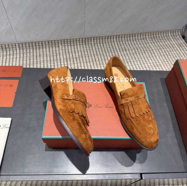 로로피아나 Loro Piana 25 한정판 5색 여성 양가죽 램스킨 신발 B5571