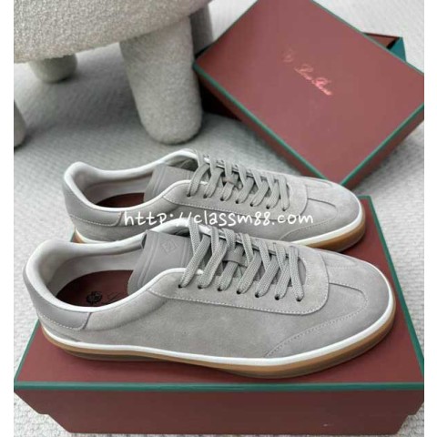 로로피아나 Loro Piana 25 한정판 2색 Tennis Walk 남여공용 소가죽 카프스킨 운동화 B5573