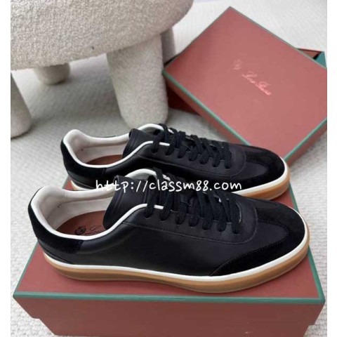 로로피아나 Loro Piana 25 한정판 Tennis Walk 남여공용 소가죽 카프스킨 운동화 B5574