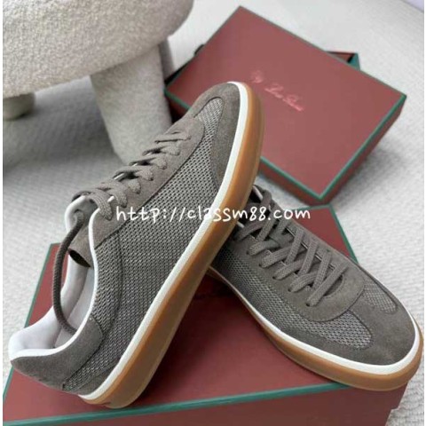 로로피아나 Loro Piana 25 한정판 6색 Tennis Walk 남여공용 소가죽 카프스킨 운동화 B5575