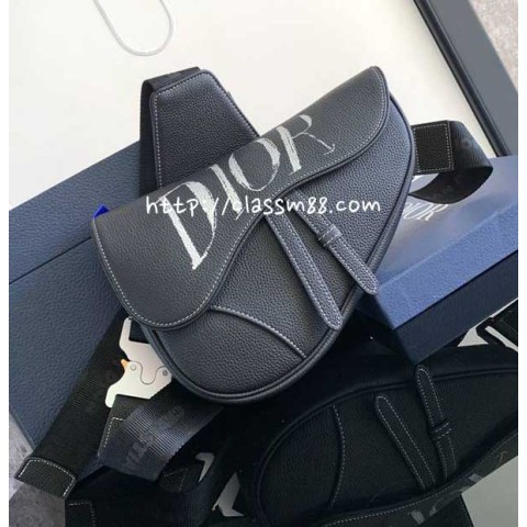 디올 25 한정판 Saddle Bag 소가죽 카프스킨 크로스백 가방 C5968