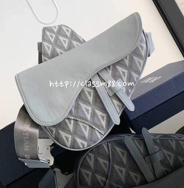 디올 25 한정판 Saddle Bag 소가죽 카프스킨 크로스백 가방 C5973