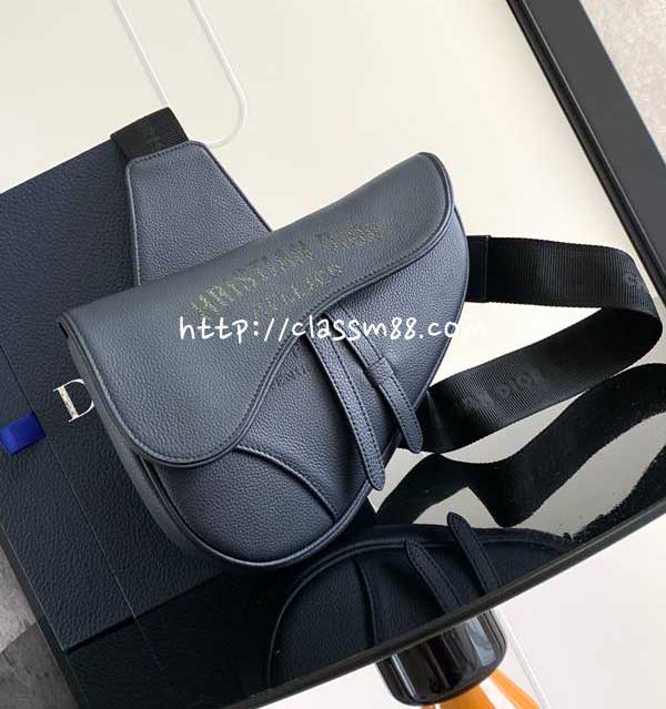 디올 25 한정판 Saddle Bag 소가죽 카프스킨 크로스백 가방 C5974
