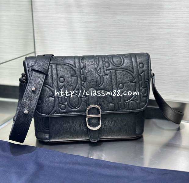 디올 25 한정판 Daily 1ESPO376LLG 소가죽 카프스킨 크로스백 가방 C5988