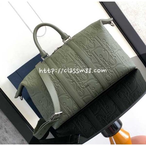 디올 25 한정판 Weekender 40 소가죽 카프스킨 크로스백 가방 C6004