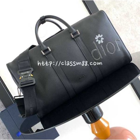 디올 25 한정판 1ADDU115(23801) Lingot 50 BY ERL 소가죽 카프스킨 여행 가방 C6005