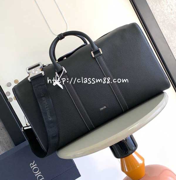 디올 25 한정판 1ADDU115(23801) Lingot 50 BY ERL 소가죽 카프스킨 여행 가방 C6006