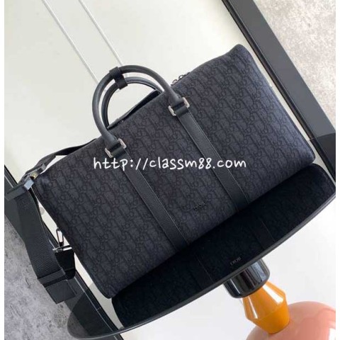 디올 25 한정판 1ADDU115(23801) Lingot 50 소가죽 카프스킨 여행 가방 C6010