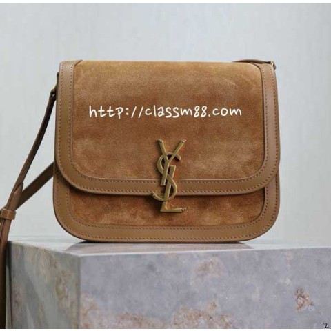 입생로랑 25 한정판 635025 SOLFERINO IT BAG 양가죽 램스킨 크로스백 가방 C6040