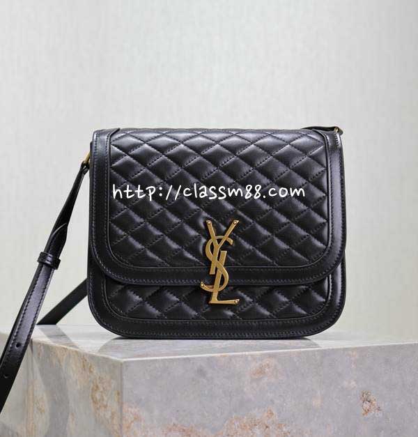 입생로랑 25 한정판 635025 SOLFERINO IT BAG 양가죽 램스킨 크로스백 가방 C6041