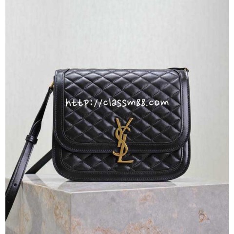 입생로랑 25 한정판 635025 SOLFERINO IT BAG 양가죽 램스킨 크로스백 가방 C6041