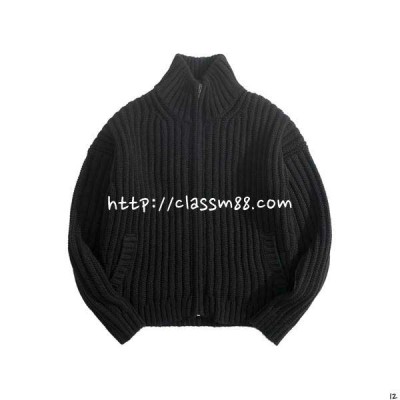 아크네 25 한정판 양털 긴팔 니트 자캣 A14266