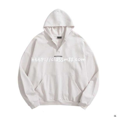 발렌시아가 25 한정판 긴팔 후드 티셔츠 A14268