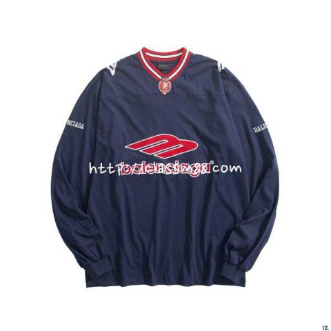 발렌시아가 25 한정판 긴팔 티셔츠 A14269