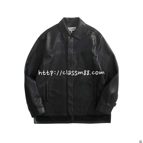 로에베 25 한정판 양가죽 램스킨 긴팔 자켓 A14272