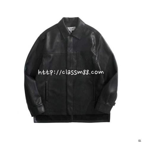 로에베 25 한정판 양가죽 램스킨 긴팔 자켓 A14272