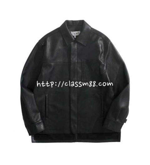 로에베 25 한정판 양가죽 램스킨 긴팔 자켓 A14272