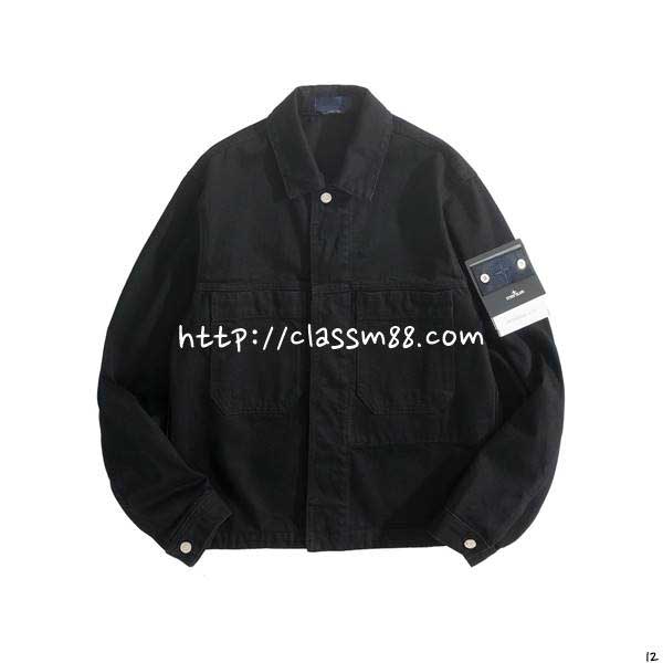 스톤아일랜드 25 한정판 긴팔 청자켓 A14274