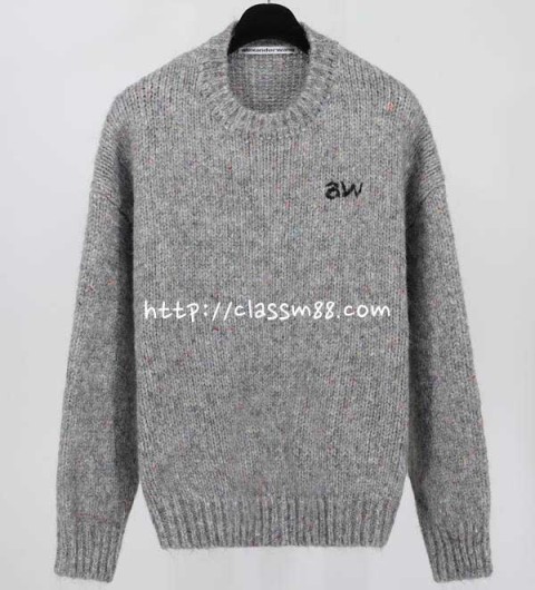 알렉산더왕 25 한정판 남여공용 긴팔 니트 A14326