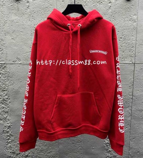 크롬하츠 25 한정판 긴팔 후드 티셔츠 A14347