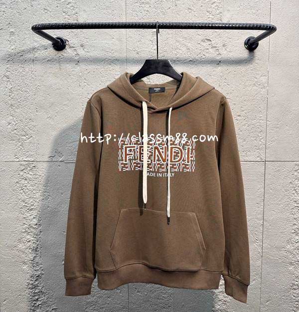 펜디 25 한정판 긴팔 후드 티셔츠 A14363