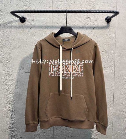 펜디 25 한정판 긴팔 후드 티셔츠 A14363