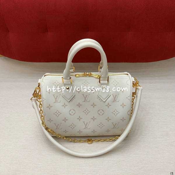 루이비통 25 한정판 speedy25 M26690 소가죽 카프스킨 크로스백 가방 C6065