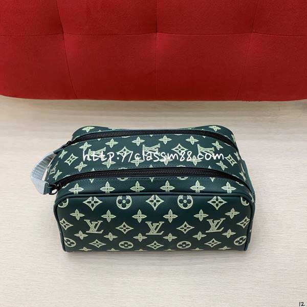 루이비통 25 한정판 Dopp Kit M27180 소가죽 카프스킨 클러치백 가방 C6079